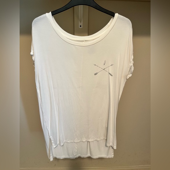American Eagle Outfitters Tops - American Eagle Outfitters White Sleeveless Relaxed T-Shirt